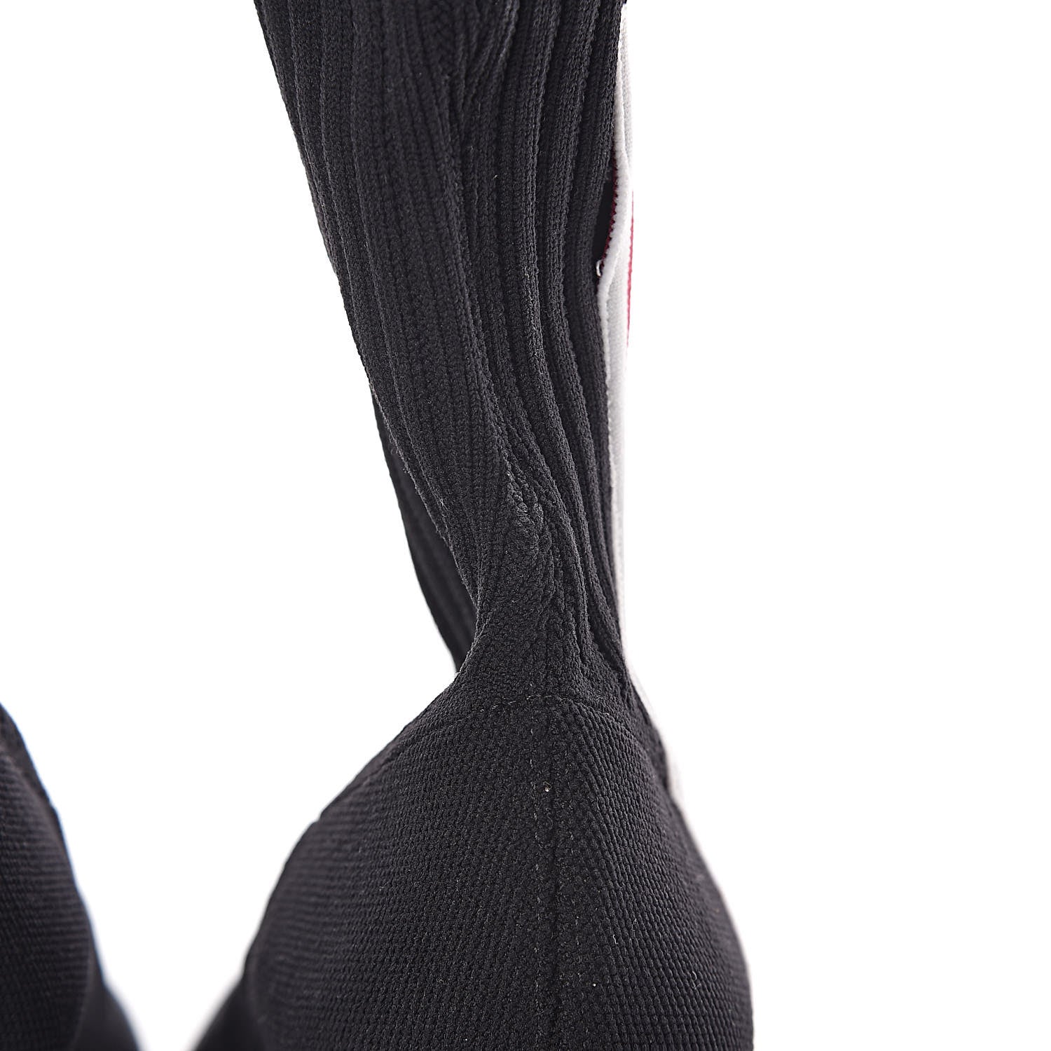 Louis Vuitton Stretch Fabric Heart Sock Ankle Boots 38 Black 8 of 9