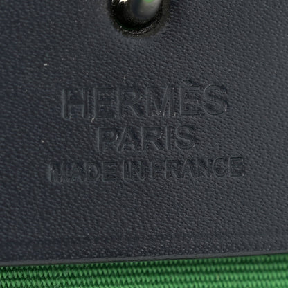 Hermes Vache Hunter Toile Herbag Zip 31 PM Cactus Bleu Indigo 7 of 17