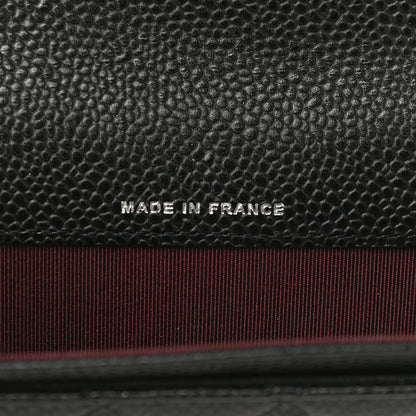 Chanel Caviar Quilted Flap Card Holder Wallet Black 7 of 12