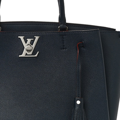 Louis Vuitton Calfskin Lockmeto Marine Rouge 8 of 10