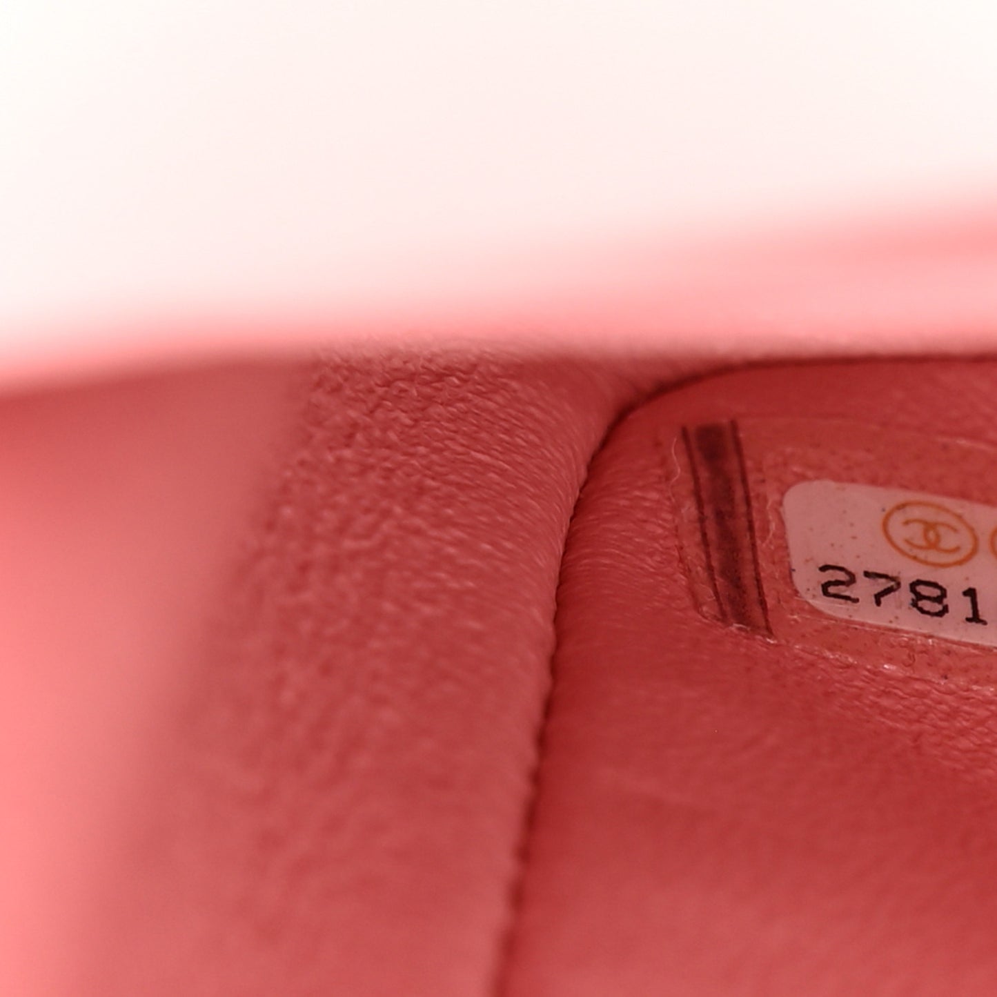 Caviar Chevron Quilted Small Double Flap Pink