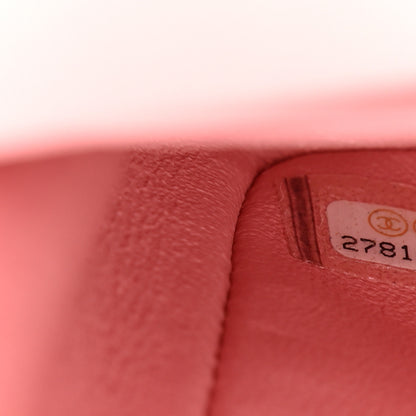 Chanel Caviar Chevron Quilted Small Double Flap Pink 7 of 10