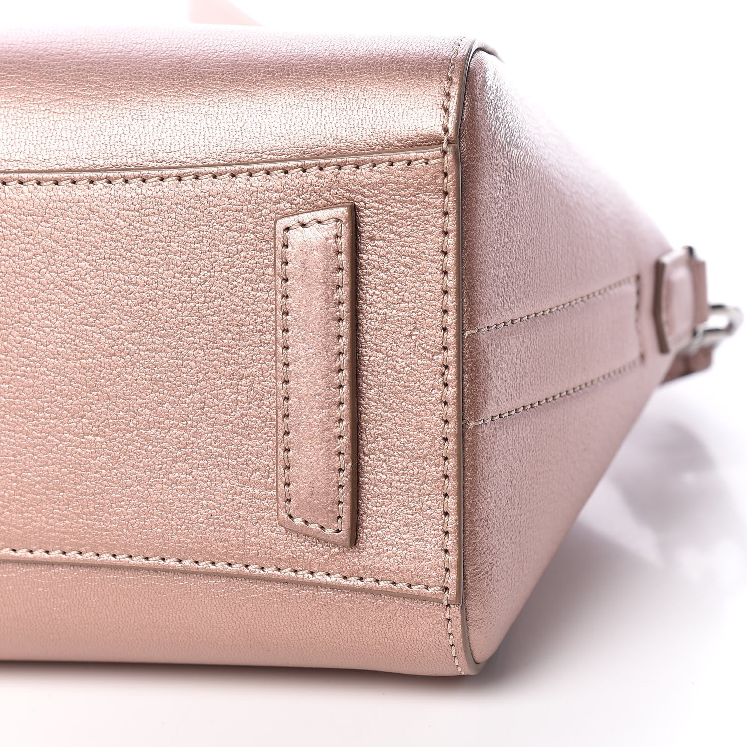 Givenchy Metallic Sugar Goatskin Mini Antigona Light Pink 13 of 14