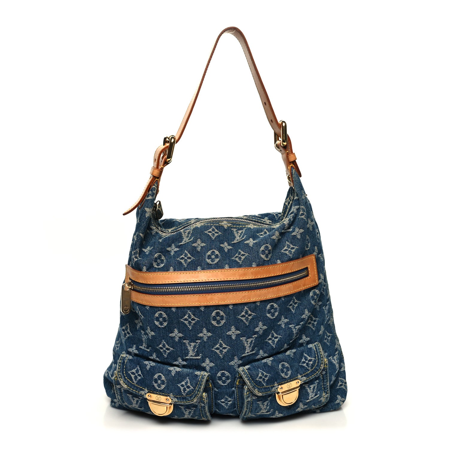 Louis Vuitton Denim Baggy GM Blue 1 of 11