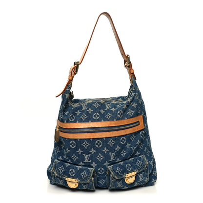 Louis Vuitton Denim Baggy GM Blue 1 of 11