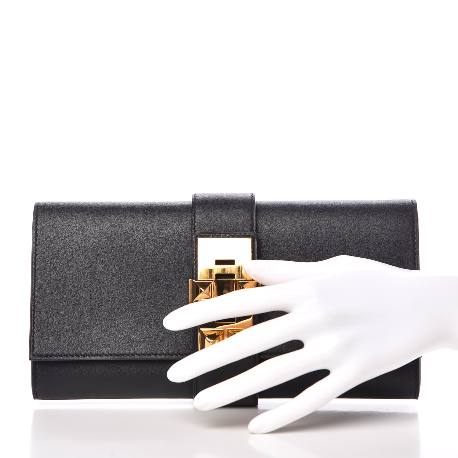 Hermes Swift Medor 23 Clutch Black 2 of 9