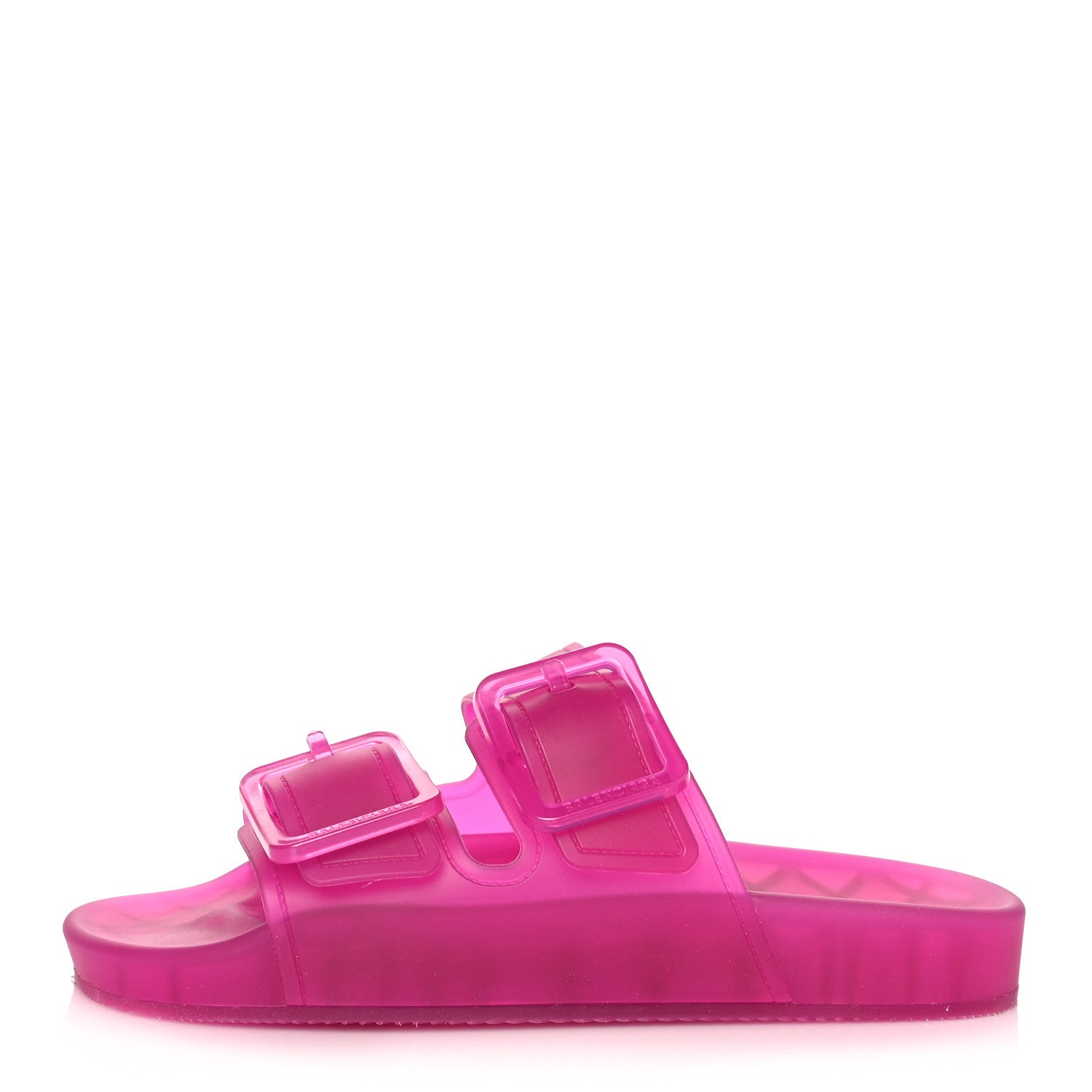 Balenciaga Technical Polyurethane Mallorca Slide Sandals 35 Pink 1 of 8