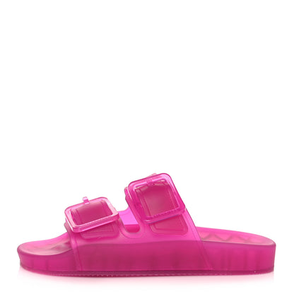 Balenciaga Technical Polyurethane Mallorca Slide Sandals 35 Pink 1 of 8