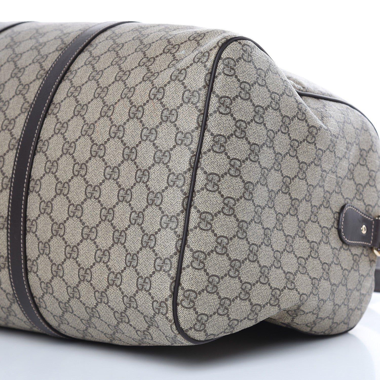 Gucci GG Plus Monogram Medium Carry On Duffle Bag Brown 9 of 21