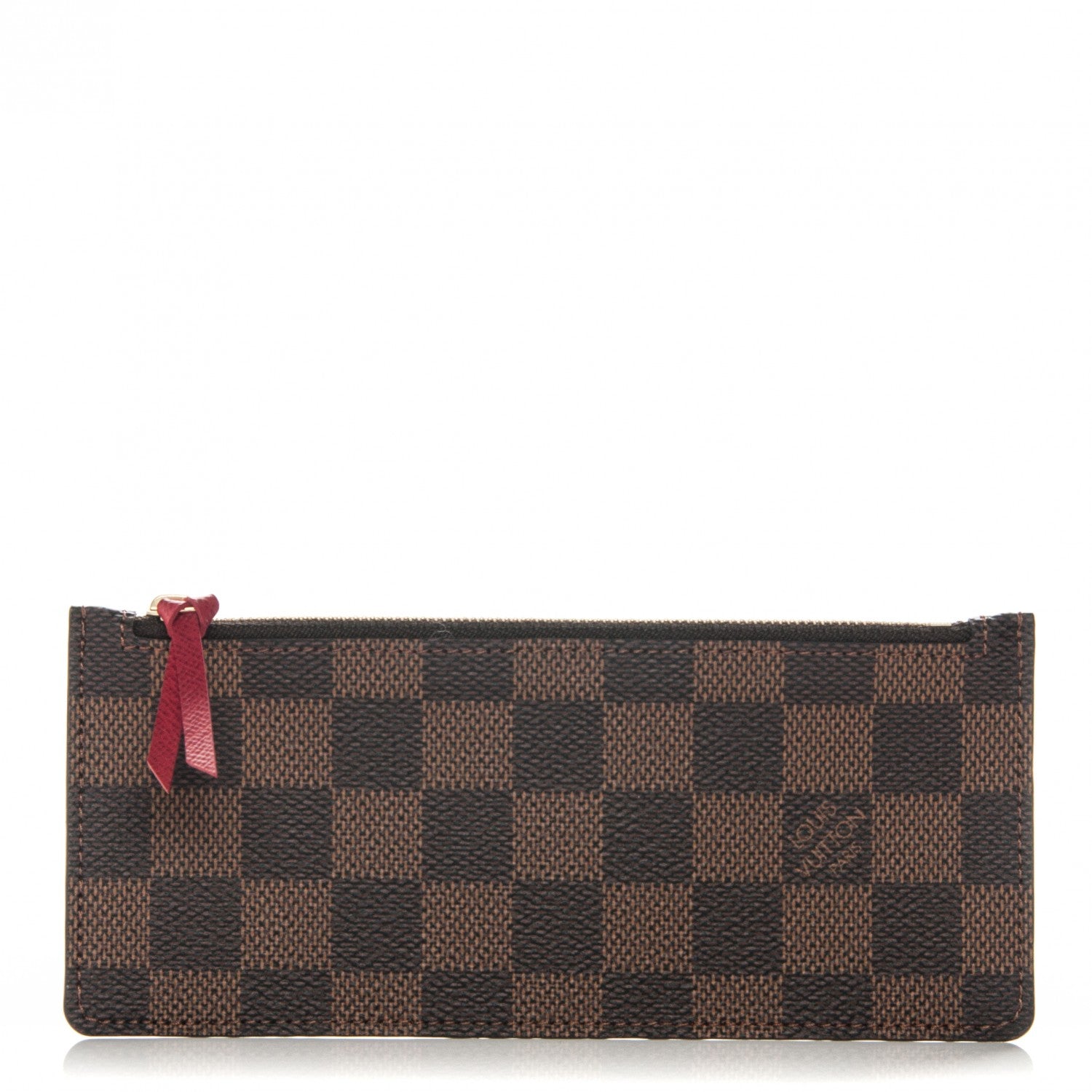 Louis Vuitton Damier Ebene Felicie Chain Wallet Zippered Insert 1 of 6