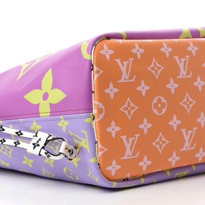 Louis Vuitton Monogram Giant Neverfull MM Pink Lilac 6 of 10