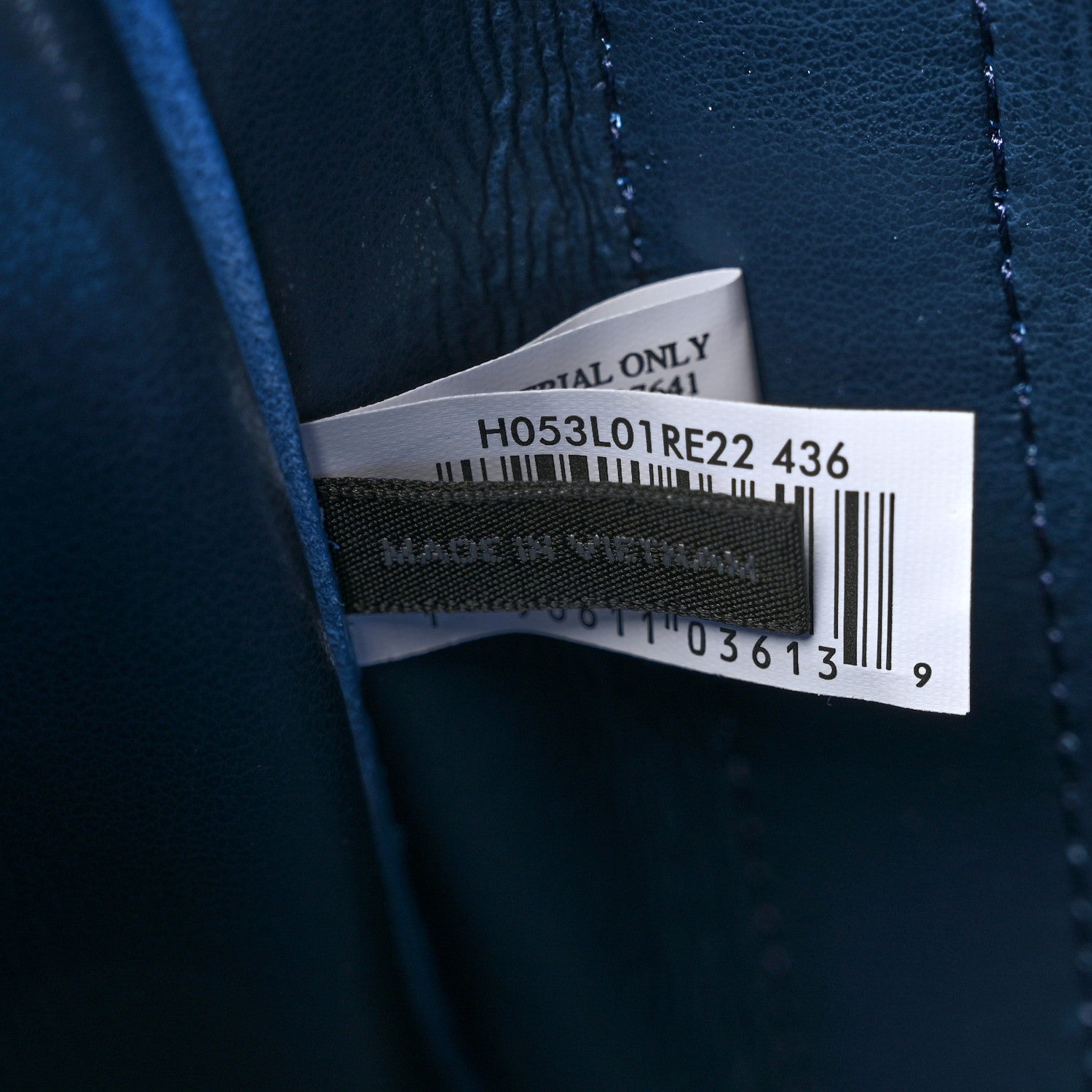 Marc Jacobs Grained Calfskin Mini The Tote Bag Spring Blue 7 of 10