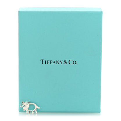 Tiffany Sterling Silver Tsavorite Save the Wild Elephant Charm 4 of 4