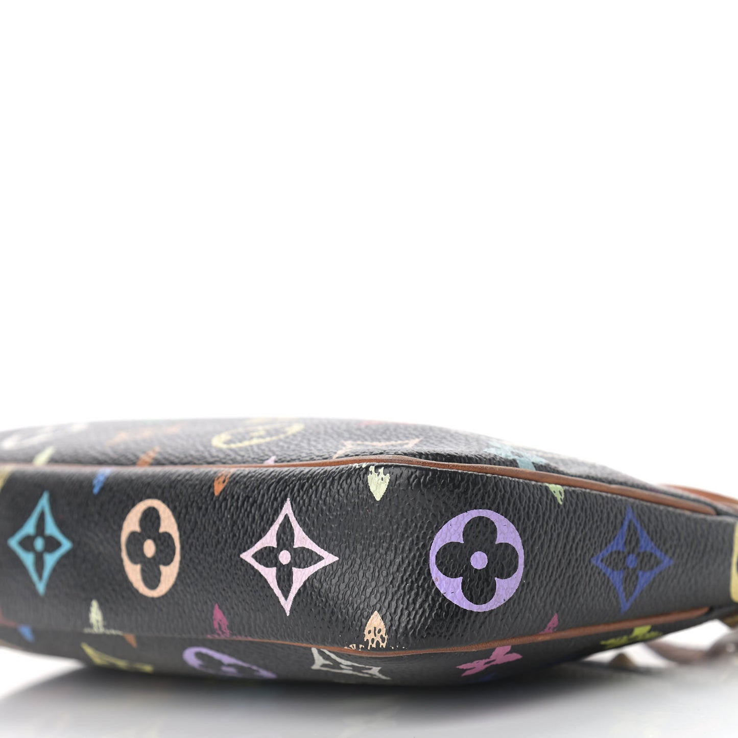 Monogram Multicolor Pochette Accessories Black