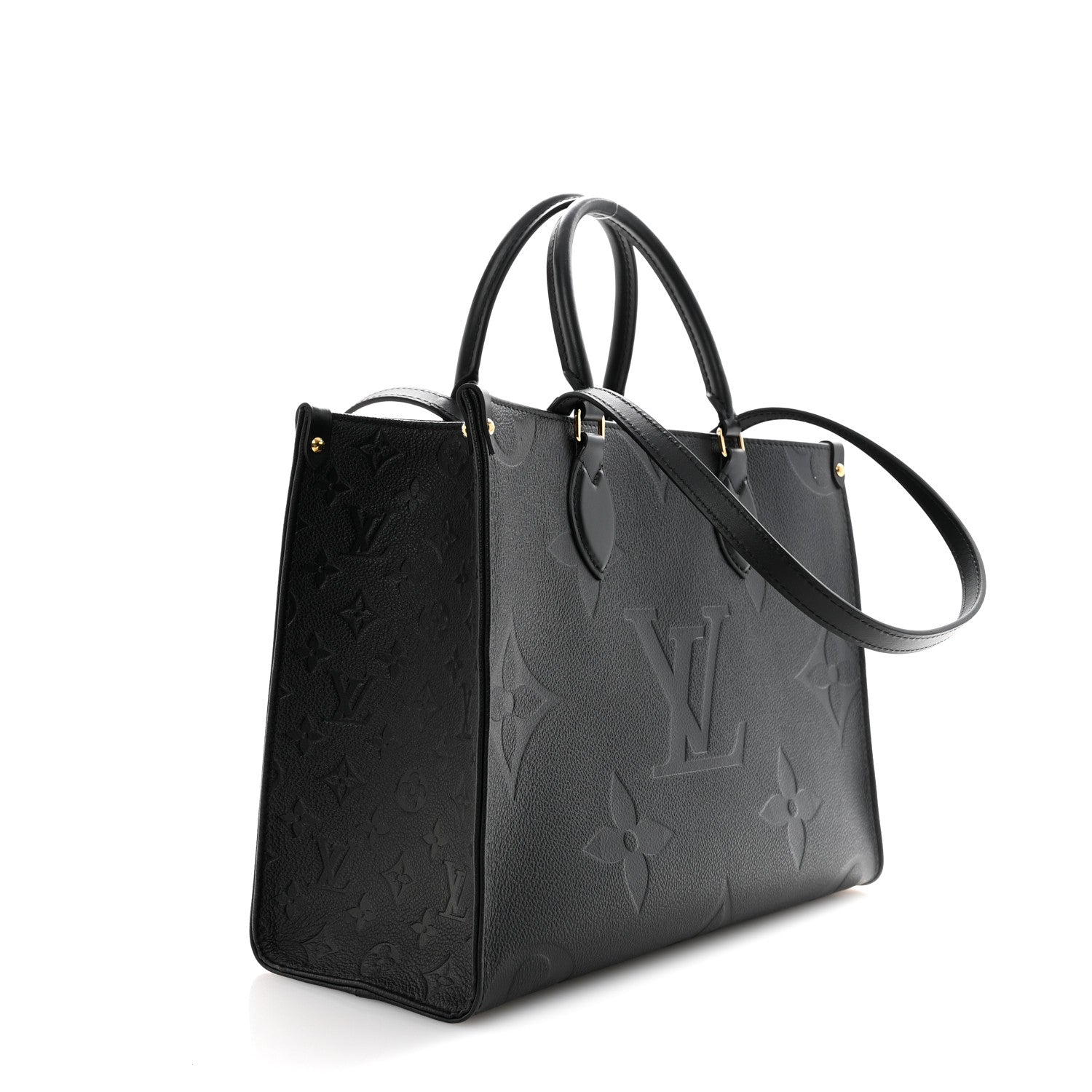Louis Vuitton Empreinte Monogram Giant Onthego MM Black 3 of 10