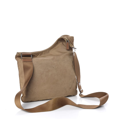 Prada Nylon Vela Sling Messenger Bag Cammello 3 of 11