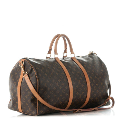 Louis Vuitton Monogram Keepall Bandouliere 55 3 of 10