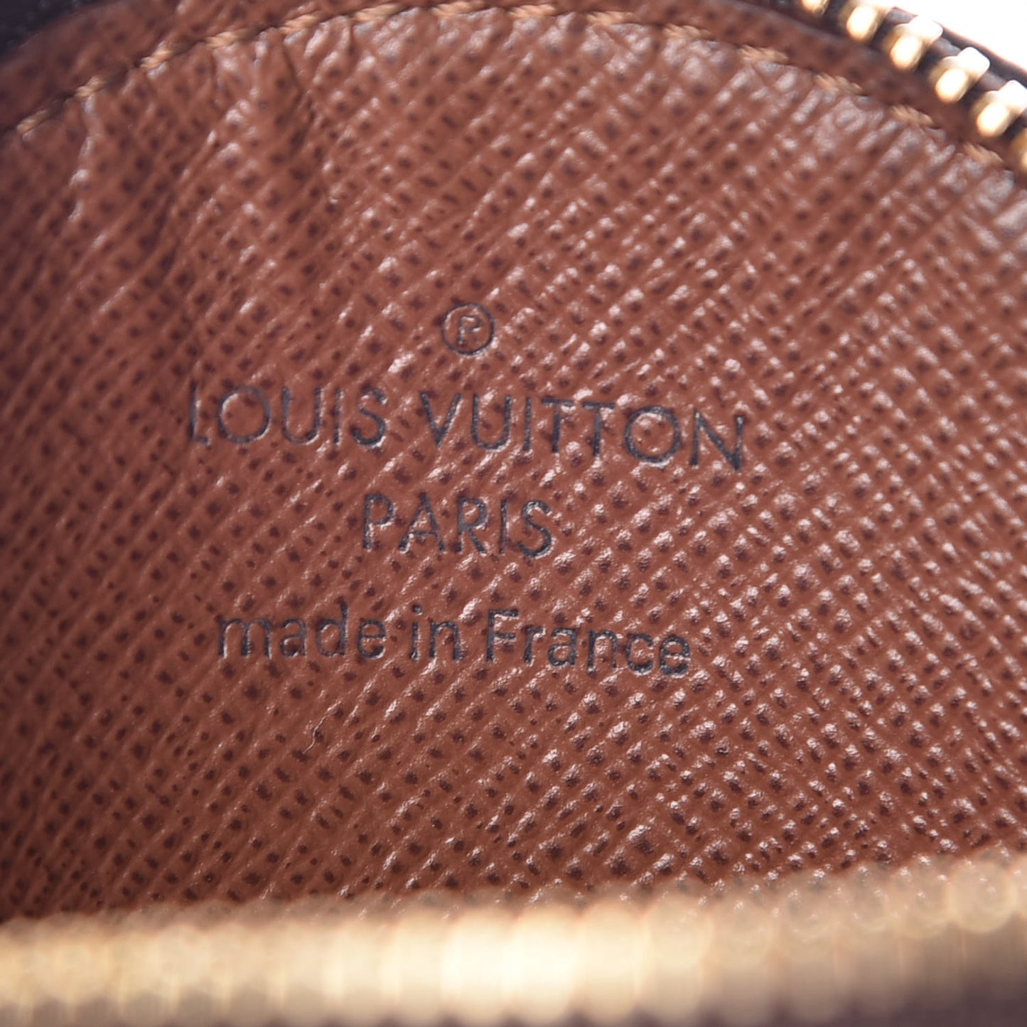Monogram Round Coin Purse