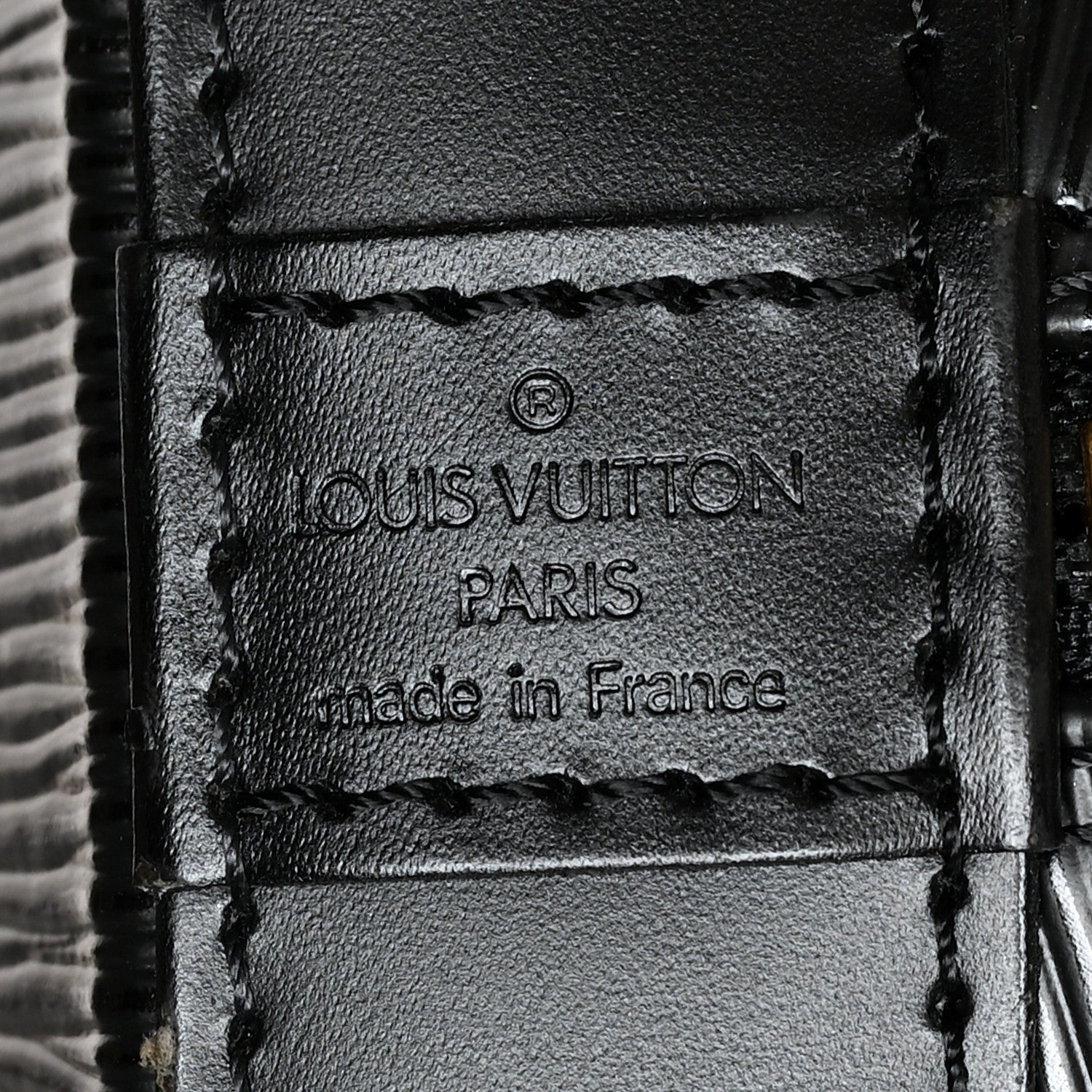 Louis Vuitton Epi Alma PM Black 6 of 11