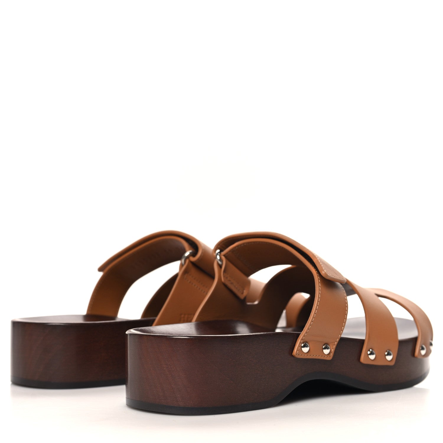 Hermes Calfskin Womens Kos Clog 39 Naturel 5 of 10