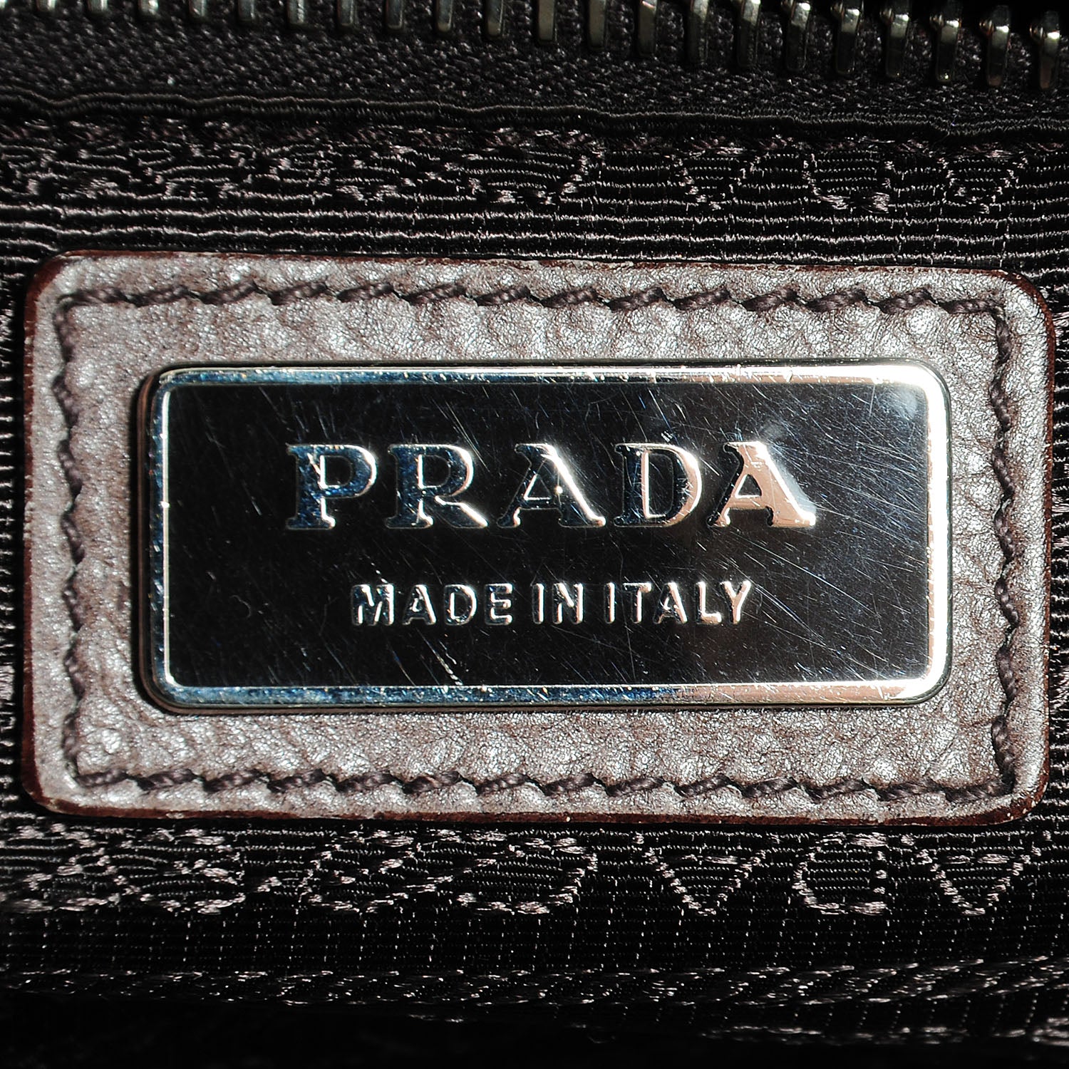 Prada Glace Calf Zippers Bauletto Ardesia Talco 12 of 13
