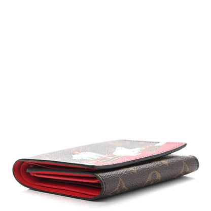 Louis Vuitton Monogram 2017 Christmas Animation Victorine Wallet 4 of 7