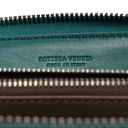 Bottega Veneta Nappa Intrecciato Zip Around Wallet Mallard 6 of 9