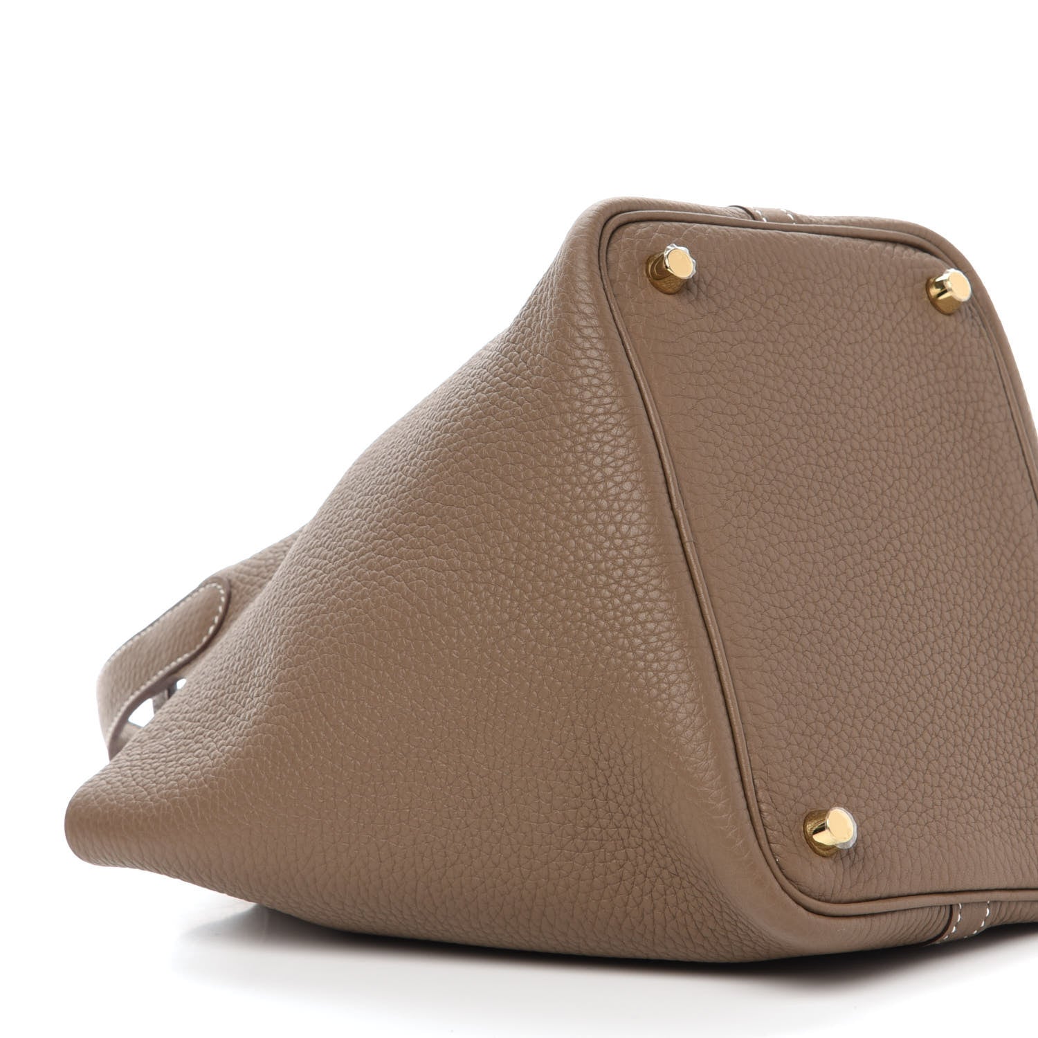 Hermes Taurillon Clemence Picotin Lock 18 PM Etoupe 6 of 11