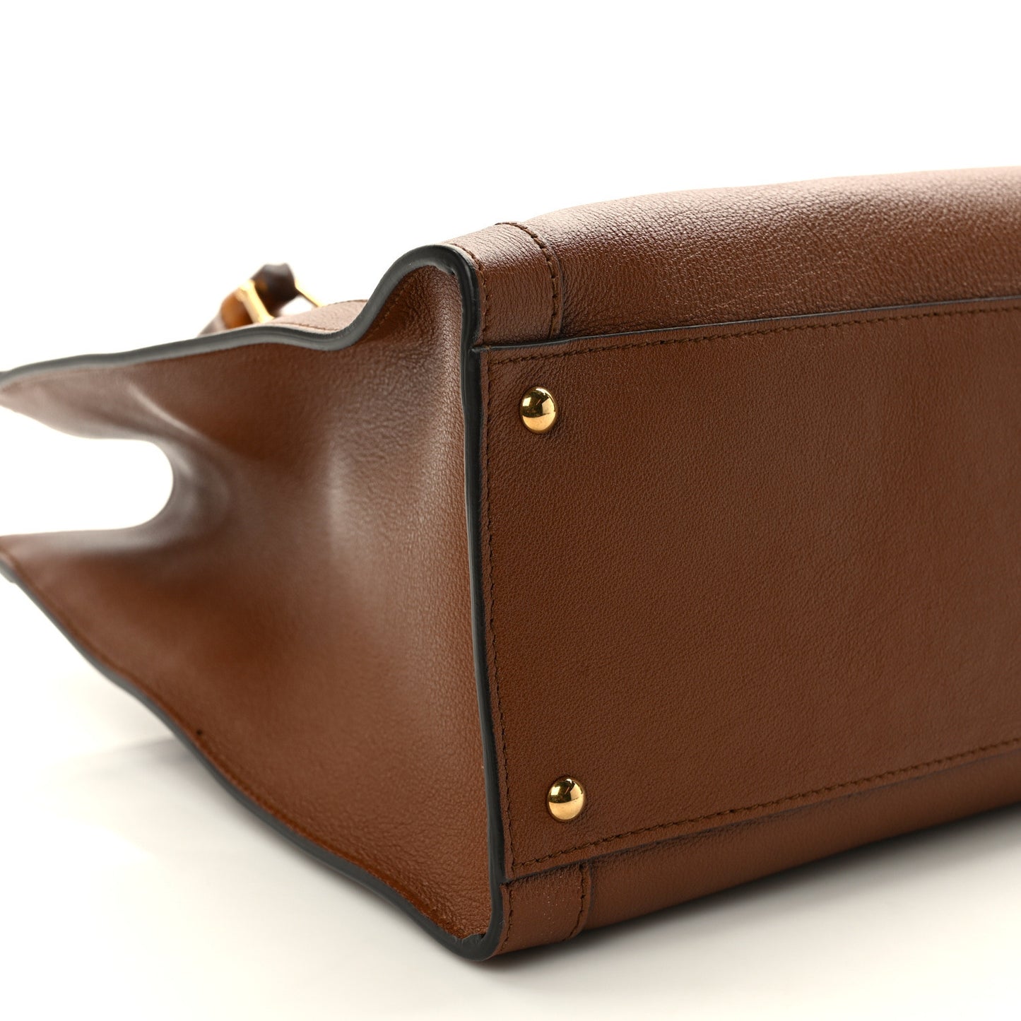 Wonka Grain Calfskin Medium Diana Tote Bag Cuir Yellow Fluo