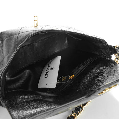 Chanel Caviar Quilted Medium Single Flap Black 8 of 8
