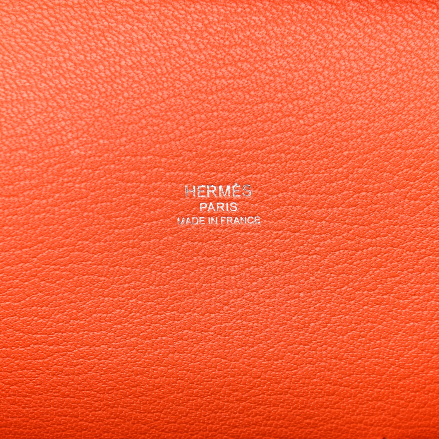 Hermes Taurillon Clemence Jypsiere 28 Orange 5 of 13