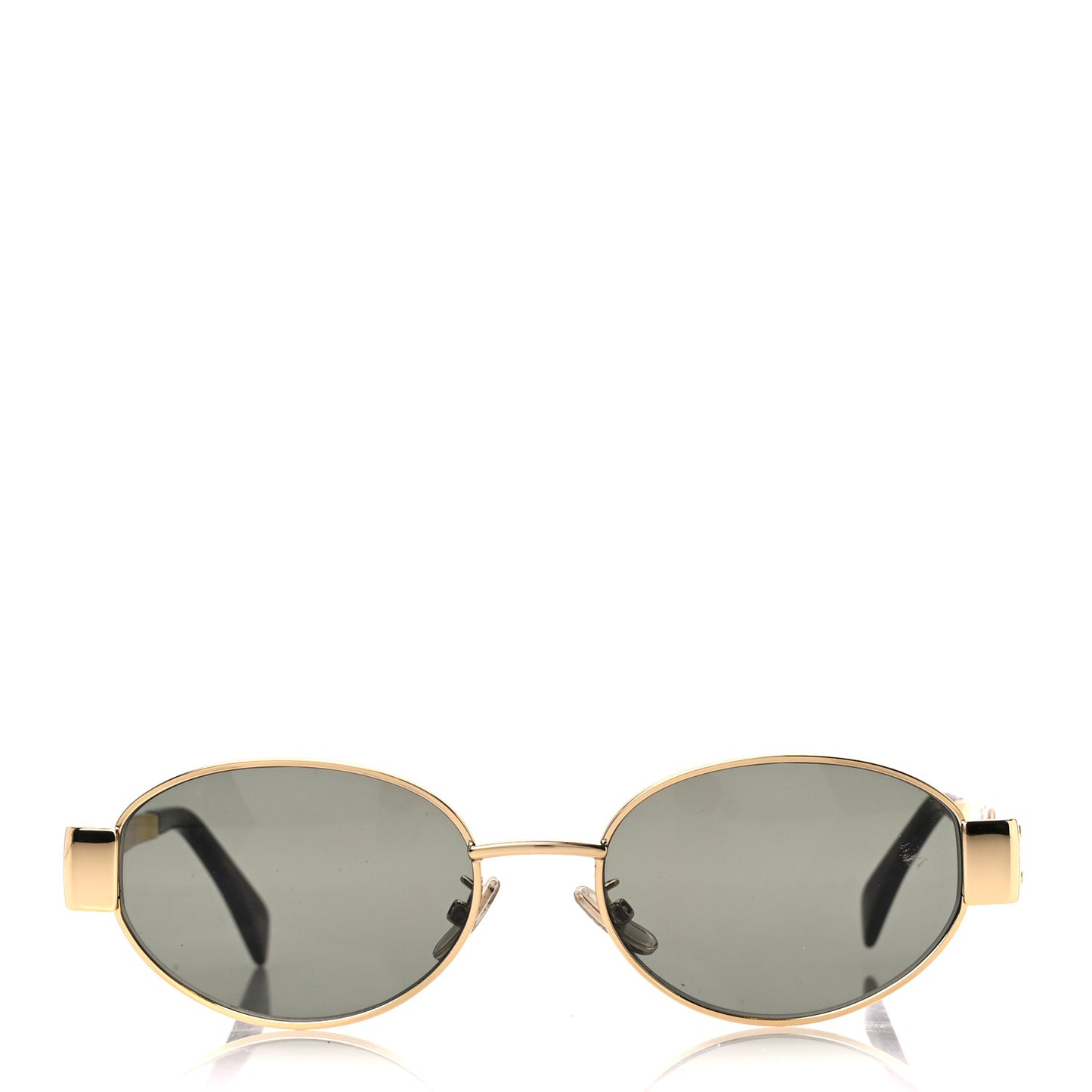 Metal Triomphe 01 Sunglasses CL40235U Gold Green