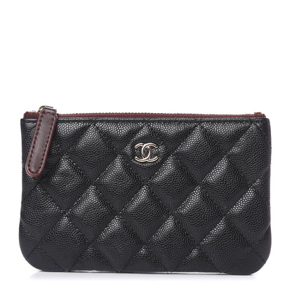 Chanel Caviar Quilted Small Cosmetic Case Black 1 of 8
