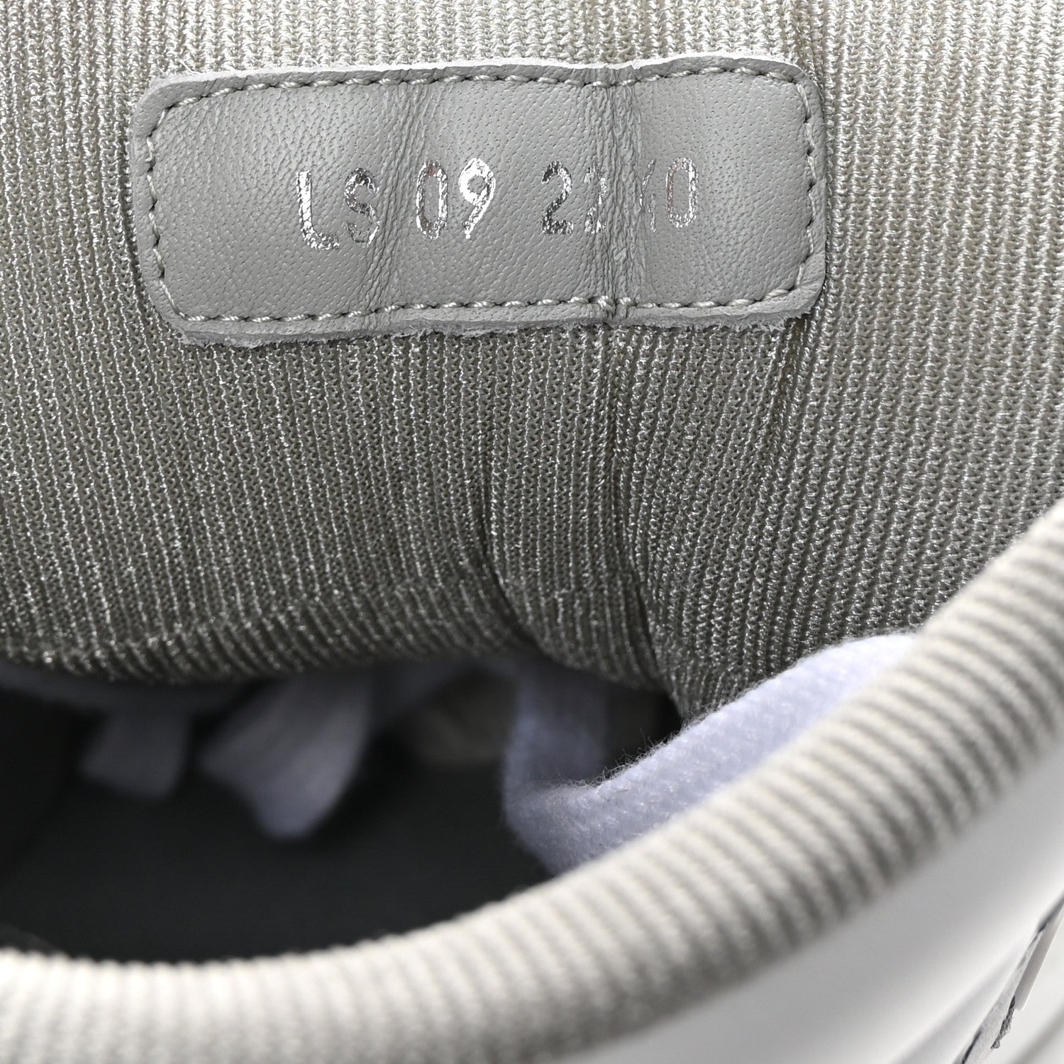 Christian Dior Smooth Calfskin Jacquard Oblique Mens B27 High Top Sneakers 40 Grey 9 of 9
