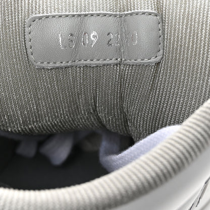 Christian Dior Smooth Calfskin Jacquard Oblique Mens B27 High Top Sneakers 40 Grey 9 of 9