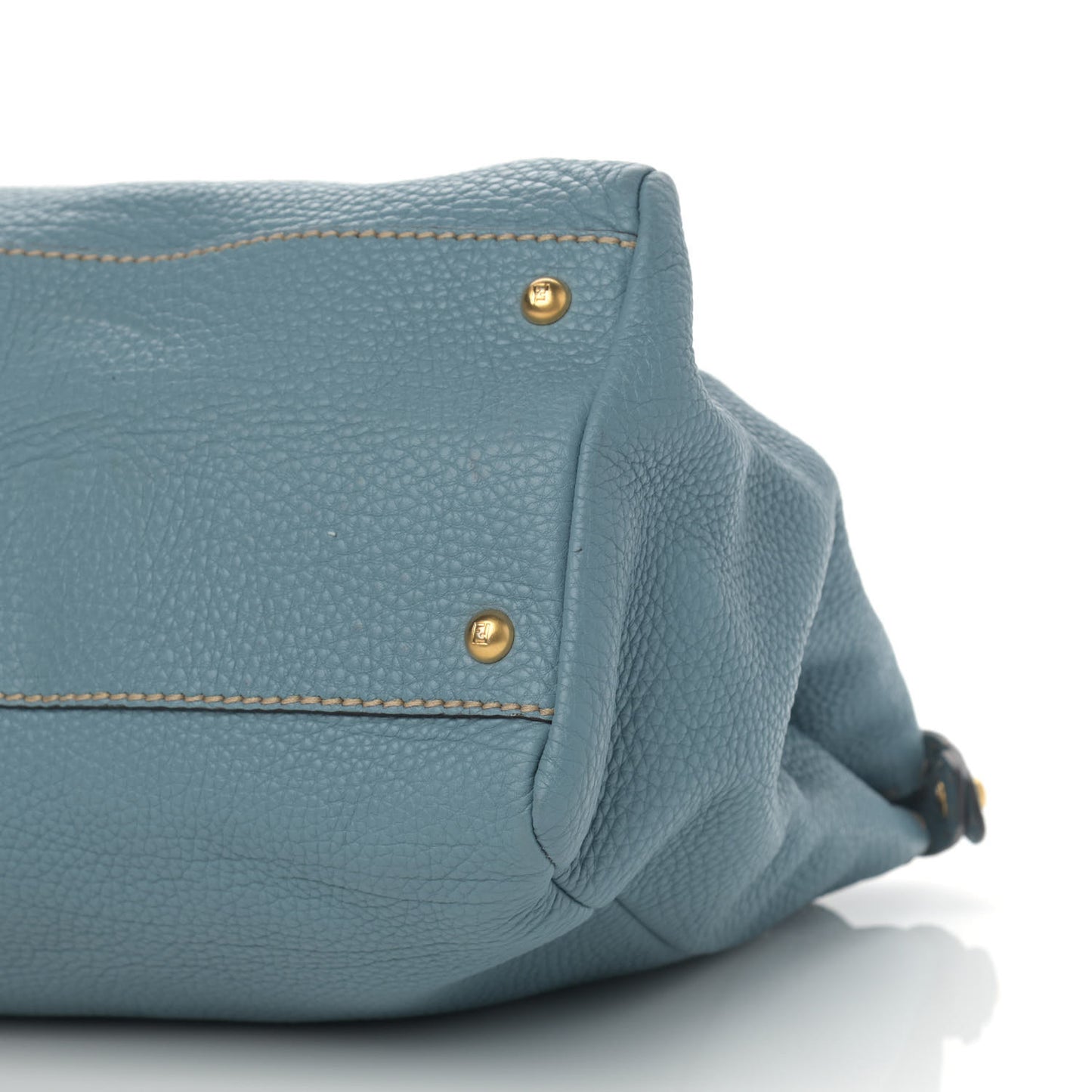 Cuoio Romano Selleria Large Peekaboo Iconic Satchel Carta Zucchero