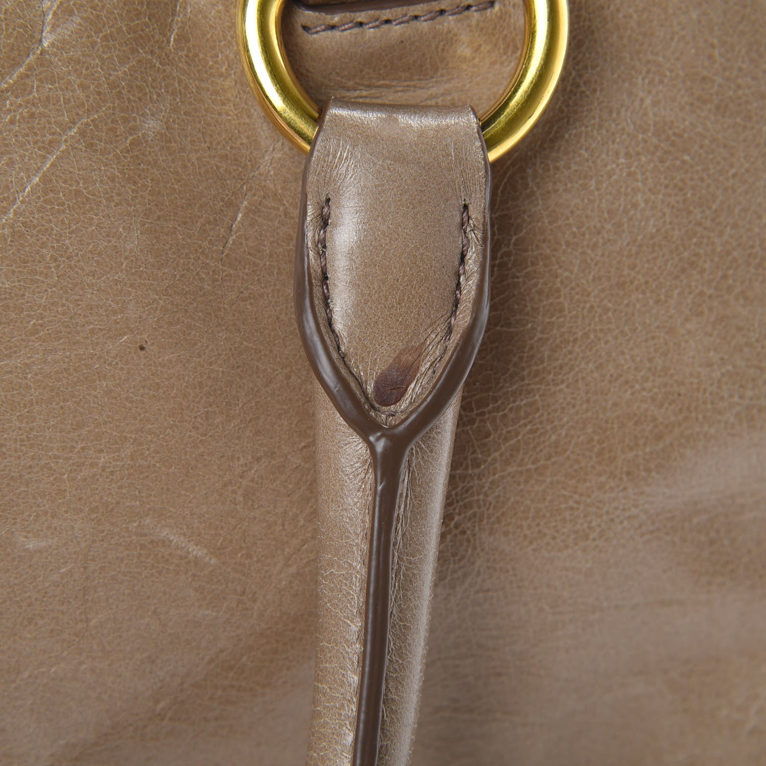 Prada Vitello Shine Shopping Satchel Argilla 18 of 23