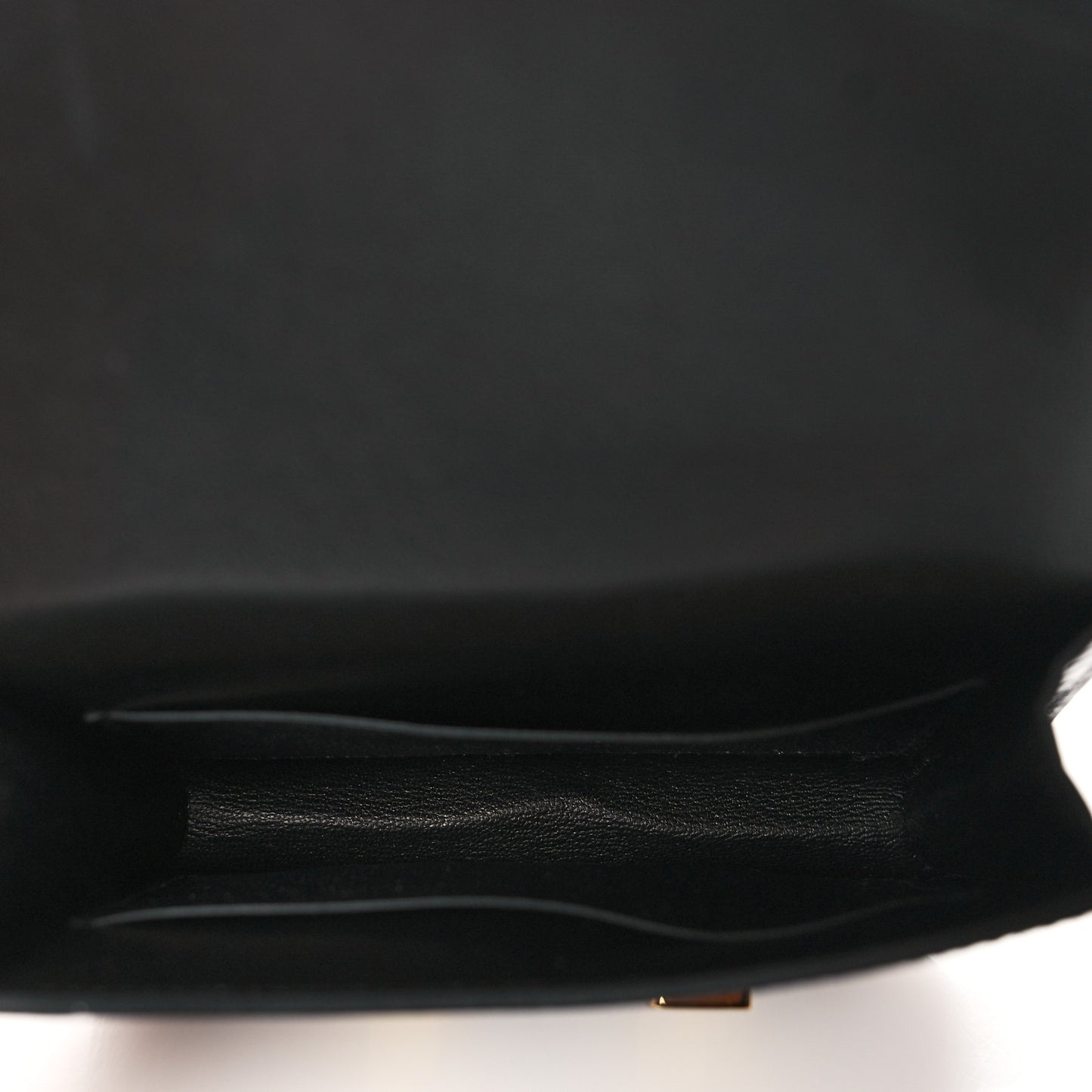 Shiny Alligator Constance Slim Wallet Black