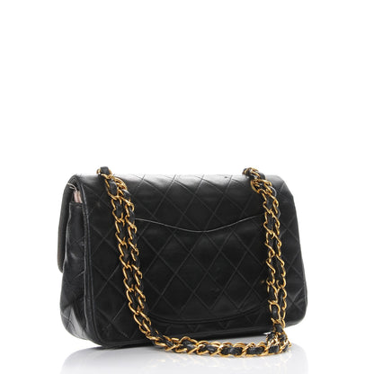 Chanel Lambskin Quilted Medium Double Flap Black 4 of 11