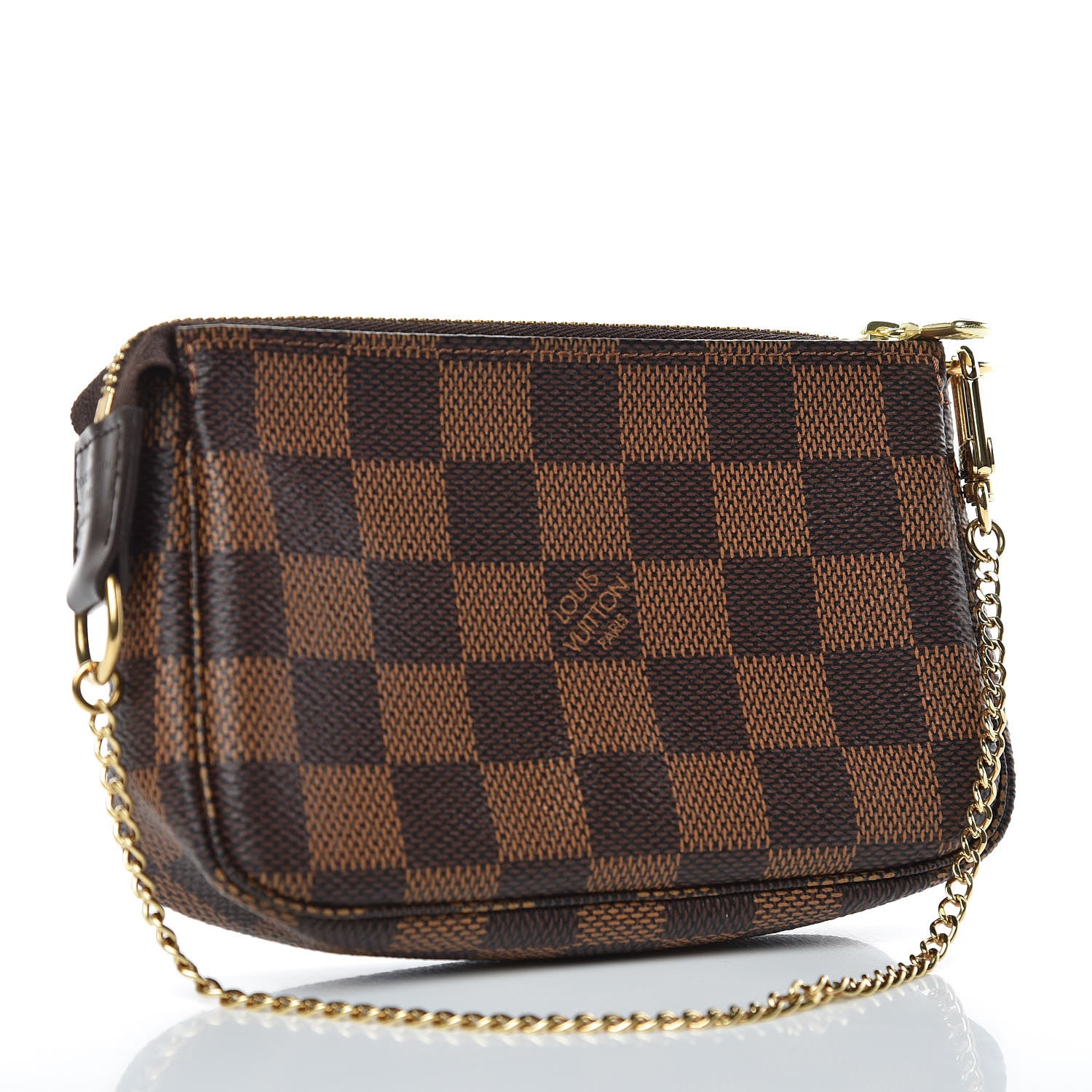 Louis Vuitton Damier Ebene Mini Pochette Accessories 3 of 7