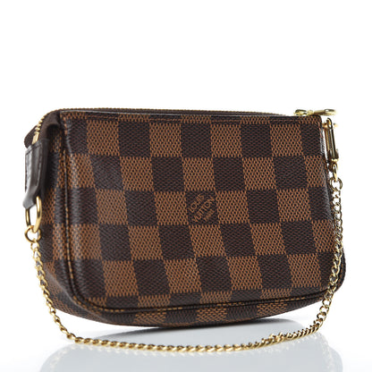 Louis Vuitton Damier Ebene Mini Pochette Accessories 3 of 7