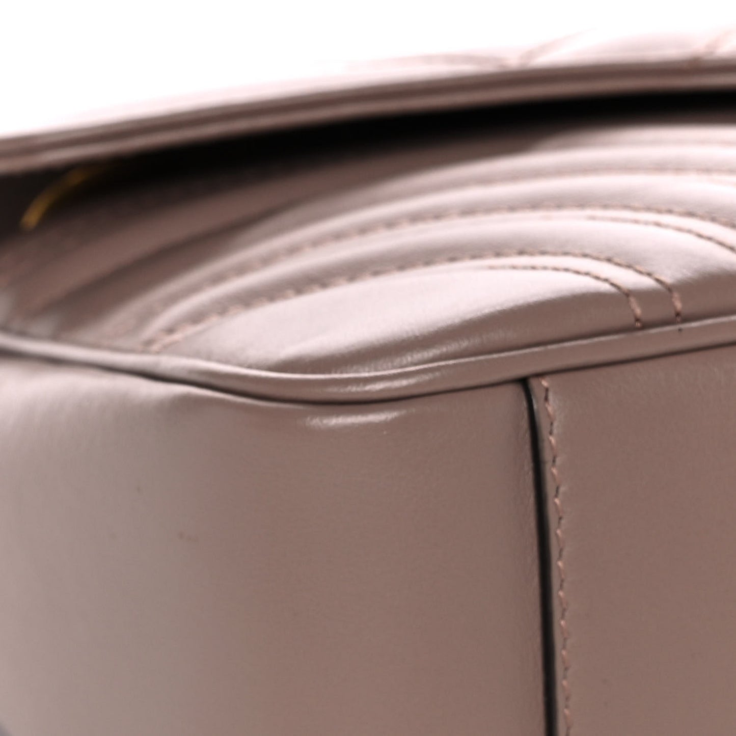 Calfskin Matelasse Small GG Marmont Shoulder Bag Porcelain Rose