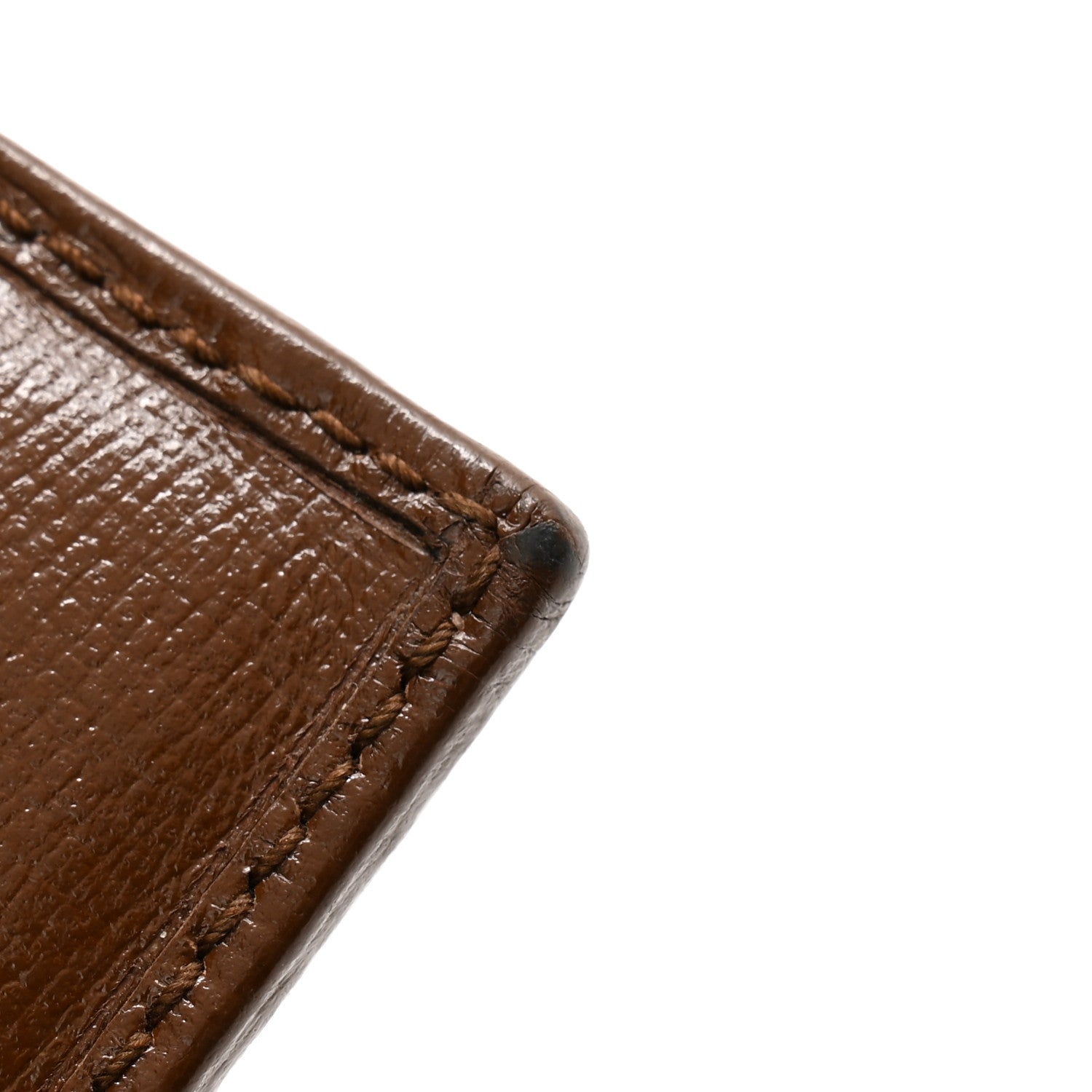 Gucci GG Supreme Monogram Horsebit 1955 Card Case Wallet Beige Ebony Brown Sugar 9 of 10