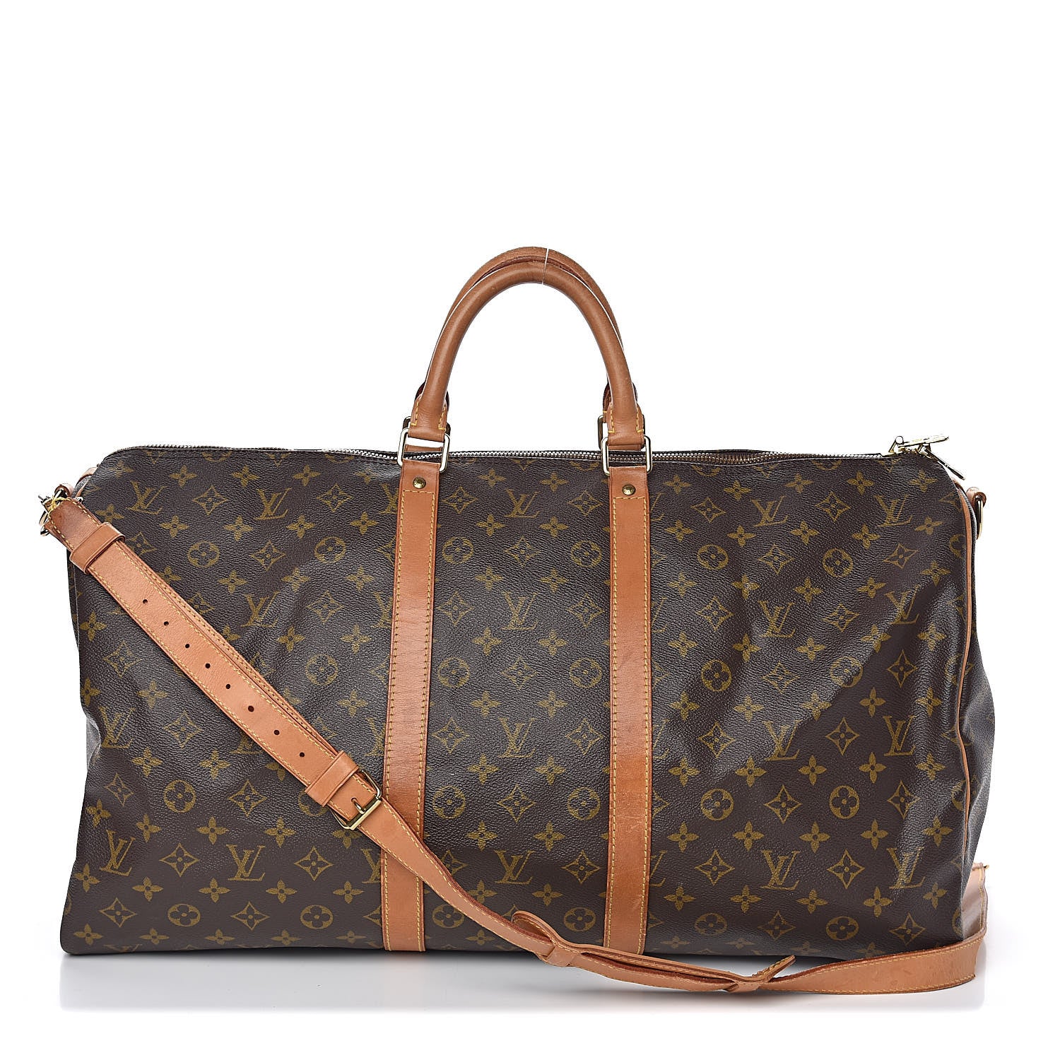 Louis Vuitton Monogram Keepall Bandouliere 55 1 of 14
