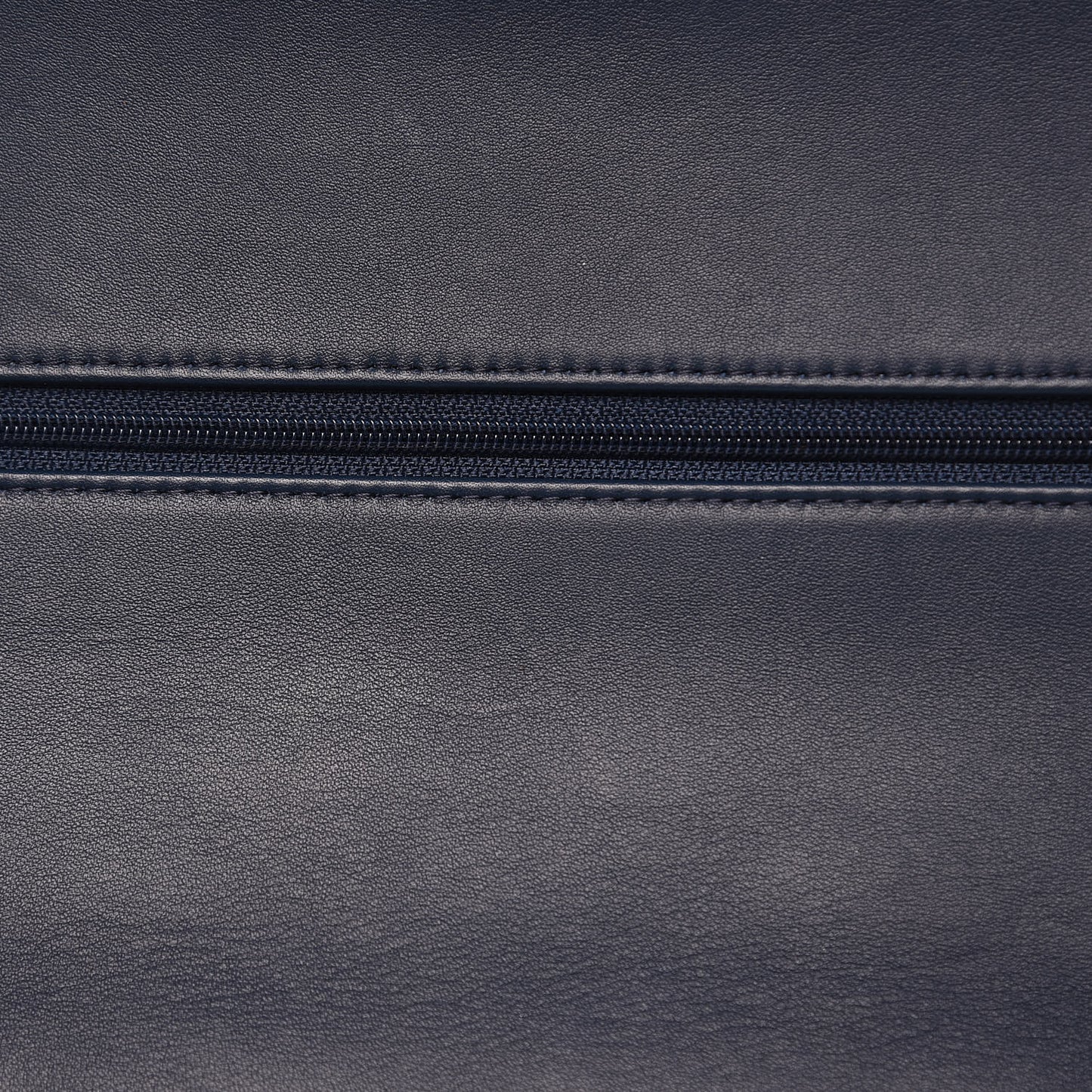 Patent Quilted Maxi Double Flap Navy Blue