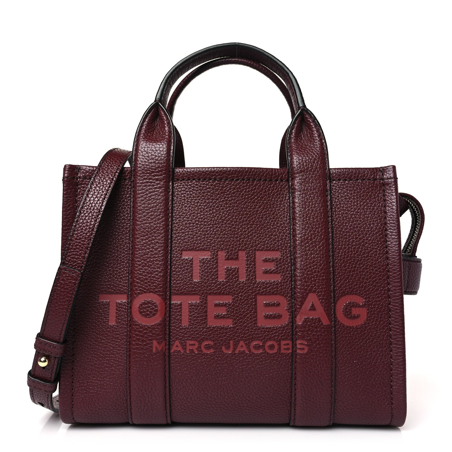 Marc Jacobs Grained Calfskin Small The Tote Bag Chianti 1 of 8