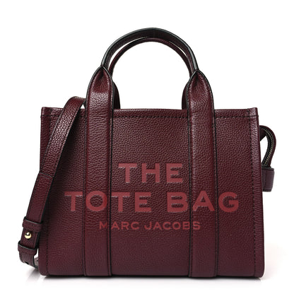 Marc Jacobs Grained Calfskin Small The Tote Bag Chianti 1 of 8