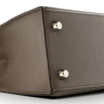 Hermes Epsom Kelly Sellier 25 Etain 9 of 18