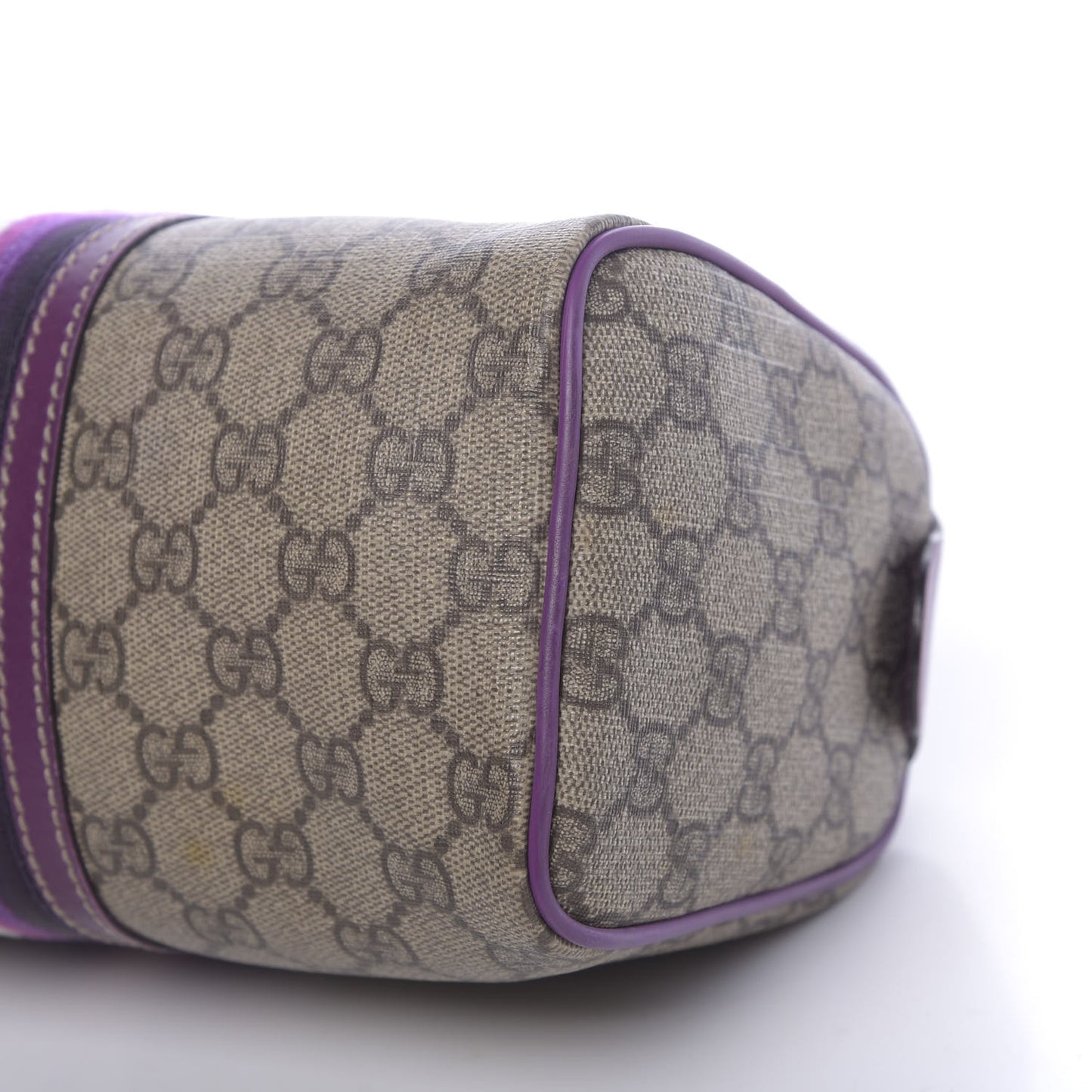Monogram Vintage Web Small Boston Purple