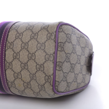 Gucci Monogram Vintage Web Small Boston Purple 14 of 14